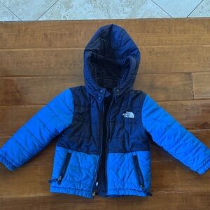 The North Face Kids' Blue and Black Puffer Jacket & Outer Shell
